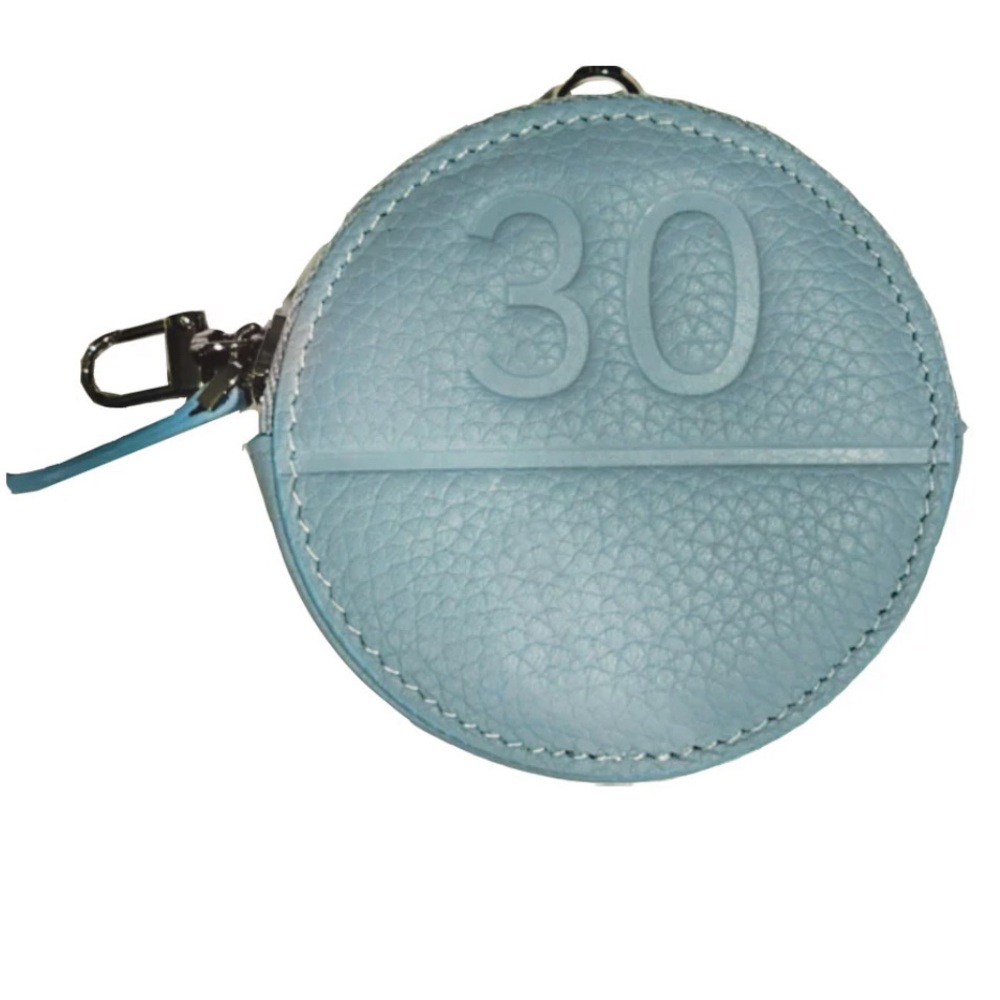 Perc 30 Blue Leather Coin Purse
